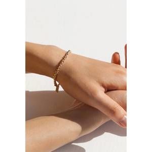 NEW ABACUS ROW leo bracelet in gold